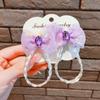 Internet-famoso Princesa Pequena Fita Bow Hairpin Crianças Menina Hanfu Purple Hairpin Acessórios de cabelo das meninas