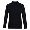 Suéter grosso de manga comprida para mulheres de meia-idade e idosas, blusa de base, novo suéter pulôver para mães, jaqueta de suéter outono e inverno, fabricantes