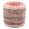 Cálido Suéter de Chenilla para Pareja de Invierno con Forro Polar, Calentador de Cuello Tejido para Hombres y Mujeres, Polaina de Cuello Gruesa de Color Sólido para Protección contra el Frío