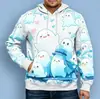 Sudadera Divertida de Perro Golden Retriever, Más Vendida Transfronteriza, para Halloween con Estampado de Calabaza, Murciélago y Fantasma, Cuello Redondo, Jersey