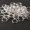 Accesorios de Anillo Cerrado Joyería DIY Conectores de Anillo Hechos a Mano Todos los Tamaños Anillos de Conexión Anillos Planos Anillos Pequeños de Hierro Anillos Redondos