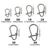 Enganche rápido para señuelo 304 Conector Micro Señuelo Enganche rápido mejorado Clip de alambre grueso en forma de calabaza