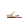 Nuevas Pantuflas Slip-On Color Nude 2026 para Mujer, Para Uso Exterior en Verano, Estilo de Hada, Adecuadas para Combinar con Vestidos, Sandalias con Lazo para Mujer