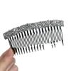 Acessórios de Cabelo Pente de Cabelo de Plástico Pente de Cristal Grampo de Cabelo Franja Inserção de Cabelo Simples Finalizador de Cabelos Quebrados Adorno de Cabeça Joia Pente Antiderrapante