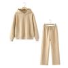 Ropa para Mujer Amazon Ins Otoño Cálido Siete Colores Holgado con Capucha Manga Larga Sudadera y Pantalones Conjunto de Ropa para Mujer de Principios de Otoño