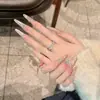 Armadura para llevar en la mano 10 piezas de uñas postizas de alta calidad ojo de gato con piezas para uñas, nuevo arte de uñas, explosiones temblorosas, desmontable