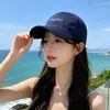 Gorra de Béisbol Suave con Letra Simple para Mujer 2026 Nuevo Estilo Coreano Gorra de Pico para Hombre Versátil Adelgazante para la Cara Todas las Estaciones