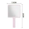 Espelho de Maquiagem Mini Portátil, Espelho de Mão, Formato Quadrado, Espelho de Maquiagem de Mesa para Meninas de Dormitório Estudantil, Espelho Pequeno