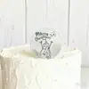 Estilo Ins Transfronteiriço Marcação a Laser Feliz Natal Disco Acrílico Decoração de Cupcake Suprimentos para Festa de Natal