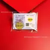 Adesivo para Celular Shuibei Gold Ouro Puro 999 Sorte e Fortuna Cartão Dourado 2Mg Adesivo para Geladeira com Adesivo Atacado