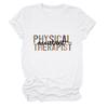 Camiseta de manga corta para mujer, nueva, de moda, para asistente físico y terapeuta de comercio exterior transfronterizo de Amazon