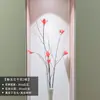 Magnólia Nórdica Ramo Longo Flor Seca Grande Buquê De Chão Galhos Secos Naturais Flores Secas Feitas à Mão Gabinete de Entrada com Grade Aberta
