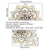 MS4166 Adesivos de Parede Flor de Mandala Grande Sala de Estar Quarto Adesivos de Parede Autoadesivos Atacado Adesivos de Parede Decorativos
