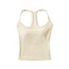 YPFF Moda Feminina Verão Quente Menina Estilo Base Colete com Peito Almofada Costura Renda Sling Top Curto