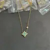 Pulsera Flor de Lys Cuatro Flores Madre Perla Blanca Versión de Gama Alta V-Gold Oro Rosa Réplica de Lujo Ligero Artesanía Fina Moda Femenina Joyería Versátil