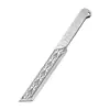 Cuchillo Multiusos Afilado de Acero para Hielo Forjado a Mano para Cortar Huesos, Acampada al Aire Libre, Cortar Leña, Cortar Verduras en Casa, Engrosado
