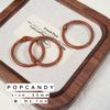 Colgante de Color Ins Cadena para Teléfono Móvil Llavero Diseño Creativo Hebilla de Anillo de Hojas Sueltas Hebilla de Cierre de Oficina Desmontable