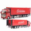 Brinquedos Infantis Puxar para Trás Liga Container Transporte Caminhão Grande Caminhão Container Caminhão Expresso Tanque de Óleo Trailer Modelo Brinquedo