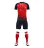 Traje de Ropa de Fútbol Verano Nuevo Manga Corta Pantalones Cortos Camiseta de Competición Adultos Niños y Niñas Ropa de Entrenamiento de Equipo 2303