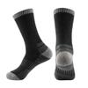 Meias de esqui de cano médio para inverno para homens e mulheres, meias esportivas de terry espessadas, meias quentes, meias de montanhismo, base de toalha, meias de neve, absorventes de suor