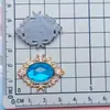 Pingentes de Letras Coloridos com Borboletas Galvanizadas e Strass, Presilhas de Roupa e Cabelo em Formato Oval, Acessórios DIY para Capas de Celular, Acessórios de Plástico para Crocs
