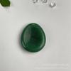 Amazon más vendido Jade Cristal Oval piedra de descompresión para el pulgar piedra de masaje piedra de preocupación raspado de dedos olvida la preocupación