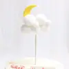 Decoración para Pastel de Cumpleaños Popular en Internet Lindo Conejito Rosa Princesa Adornos que Mueven la Cabeza Adornos de Pastel de Hada
