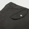 Pantalones de leñador patchwork retro americano para hombre, marca de moda de alta calle, con diseño plisado, color liso, pantalones rectos holgados