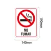 Etiquetas de aviso de segurança: Proibido Fumar nas Oficinas da Fábrica, Risco de Alta Tensão, Ponto de Reunião de Emergência, Placas de Segurança Contra Incêndio Industrial