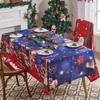 Toalha de Mesa Temática de Natal Transfronteiriça Mesa de Centro Restaurante Decoração de Atmosfera Natalina Atacado Transfronteiriço Dropshipping Rotulagem