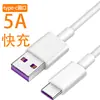 Cable de carga rápida de 6 A con una sola línea de datos tipo C para teléfonos móviles Android, carga rápida para Apple y Huawei, cable de 5 A.