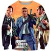 Sudadera con Capucha de Cuello Redondo Serie Urbana Sinterizada Transfronteriza Europea y Americana Sudadera Personalizada con Impresión 3D Jersey Sudadera de Cuello Redondo