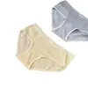 3820 # Chica de al lado Yunmian Respirable Ropa interior de mujer de cintura media Delgada Cuadros Transpirable Suave Sin costuras Ropa interior para mujer