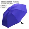 Fornecimento Direto da Fábrica Guarda-chuva Preto com 8 Varetas Tamanho Padrão Guarda-chuva para Sol e Chuva Cor Sólida Guarda-chuva Publicitário À Prova de Vento Proteção Solar Guarda-sol