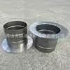 Processamento de duto de ar Dongguan duto de ventilação espiral aço inoxidável 304 conexões de duto de exaustão interface de flange