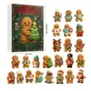 Navidad Transfronteriza Stranger Things Hombre de Jengibre Calendario de Adviento Caja Sorpresa Decoración de Árbol de Navidad Adorno Colgante Acrílico