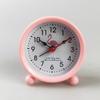 Mini Despertador Infantil con Luz Reloj de Noche Reloj Redondo de Dibujos Animados Reloj de Noche Simple 319B
