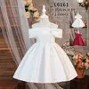 Novo vestido infantil de comércio exterior, vestido de princesa para crianças, vestido de verão para apresentação transfronteiriça de um ano, vestido de cetim de alta qualidade para daminha