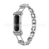 Aplicable a Google Fitbit air nueva pulsera bolso de mano bolsa pequeña correa de reloj con incrustaciones de diamantes metálicas correa de reloj de repuesto