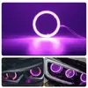 Anillo de Ojo de Ángel LED Cob para Faros de Coche Lente de Faro de Coche Anillo de Ojo de Ángel LED Cob Luz Antiniebla Altavoz Lente de Coche para Motocicleta