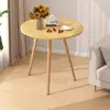 Mesa redonda pequena, mesa de centro, sala de estar simples, sofá, mesa lateral, mesa de cabeceira, mesa de varanda criativa, mini simples
