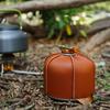 Funda Protectora para Tanque de Gas Licuado de Exterior Cubierta de Cuero Anticolisión y Anticaída para Botella de Gas Plana Alpina Cubierta Decorativa Retro para Atmósfera Cubierta de Cuero