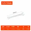 Herramienta de llave de boca abierta juego de llaves fijas de doble cabeza 8-10 ultradelgada fija 1719 cabeza de horquilla pequeña No. Llave de horquilla de 14