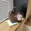 Bolso de Mano con Patrón de Diamantes para Mujer, Nuevo Tendencia Verano 2026, Lujo Ligero de Gama Alta, Nicho, Bolso de Hombro Cruzado Tipo Cubo