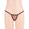 Ye Zimei Ropa interior transparente ultrafina para mujer Sexy tanga para mujer Una pieza de perspectiva sin costuras de cintura baja