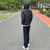 2025 Nueva Chaqueta de Algodón Ligera con Capucha para Mujer Corta Holgada Versátil Estilo Coreano Estilo Ins Chaqueta de Algodón Cosida