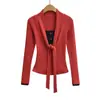 Camiseta Falsa de Dos Piezas con Cordones para Mujer Estilo 2026, Estilo Chica Picante de Deseo Puro, Top Camiseta Base de Manga Larga con Forro Polar tipo Patchwork