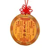 Decorações para Pendurar na Porta, Decorações para Janela, Decoração de Casa, Enfeites para Casa Nova, Pingente Redondo de Argila Vermelha, Bênção do Oficial Celestial