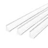 Tiras Triangulares Acrílicas PMMA Transparentes Tiras Pequeñas Varillas Forma D Tiras Guía de Luz Varillas Forma Especial Perforación y Roscado Venta Directa de Fábrica