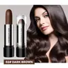 MLSMILE Bolígrafo de Tinte para el Cabello Desechable Estilo Labial Transfronterizo para Cubrir Cabello Gris, Bolígrafo de Color Temporal Negro para Cobertura Rápida de Cabello Gris